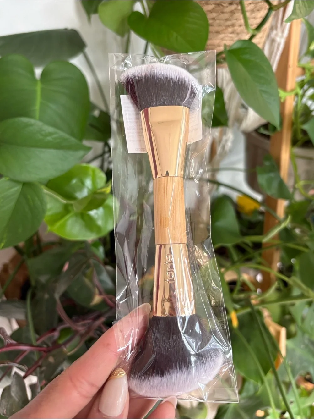 tarte macaron sculpt & bronze duo + brush - 2-in-1 cream + baked powder bronzer